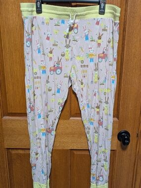 Little Sleepies Pink "Hop to It" Pajama Pants